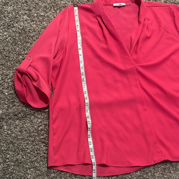PLUS SIZE Calvin Klein Bold Pink Top - Picture 5 of 8